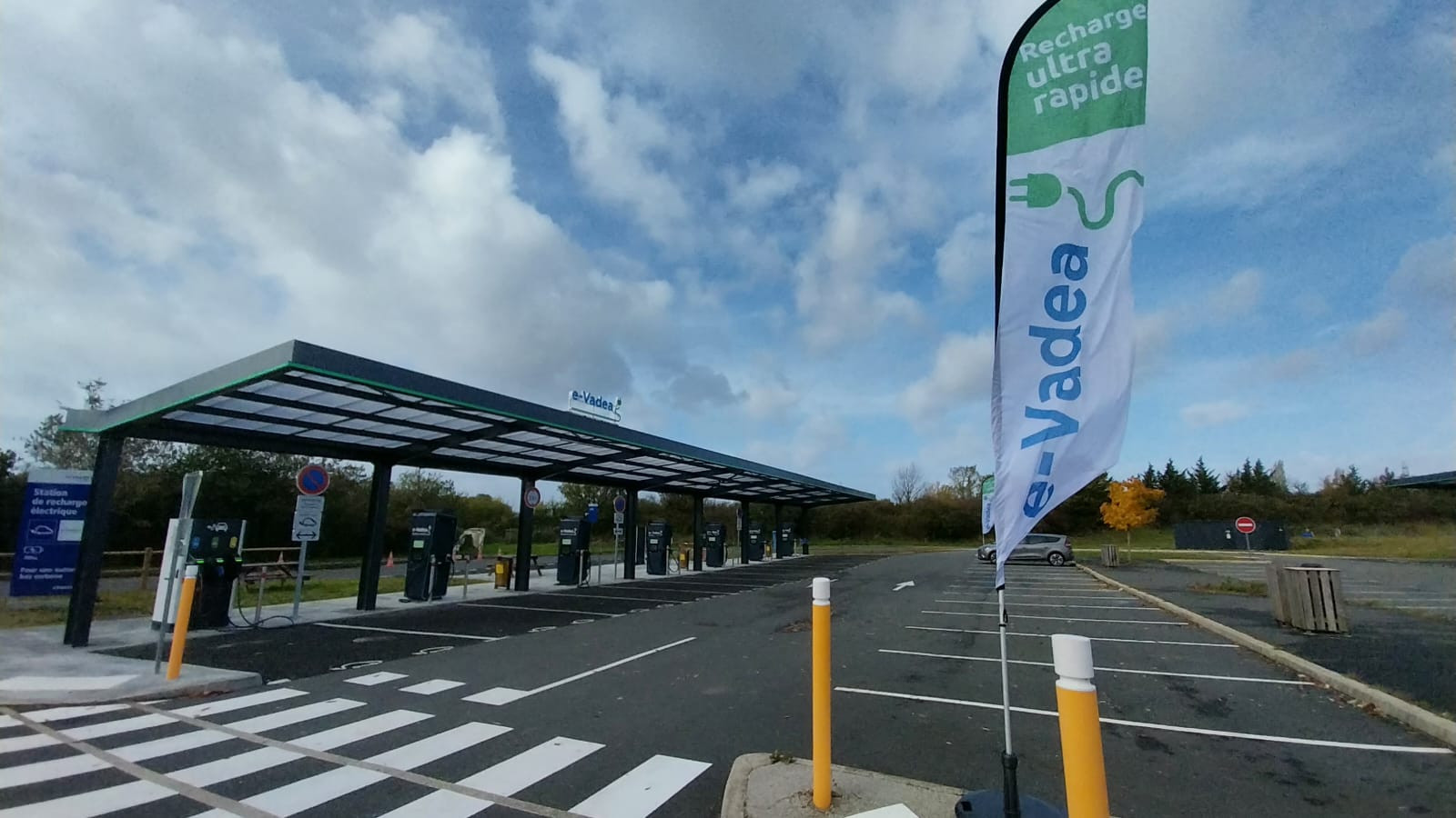 Une nouvelle station e-Vadea sur l'A85