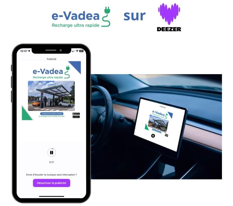 e-Vadea sur Deezer ! 💜🚗🔋